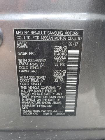 2017 NISSAN ROGUE S - KNMAT2MT1HP562732