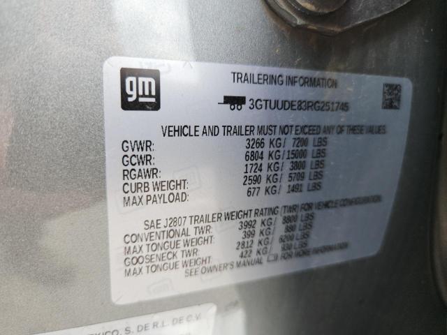 2024 GMC SIERRA K15 - 3GTUUDE83RG251745