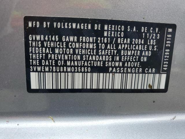 2024 VOLKSWAGEN JETTA SE - 3VWEM7BU8RM035850