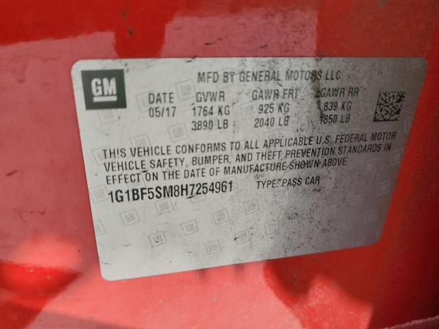 2017 CHEVROLET CRUZE PREM 1G1BF5SM8H7254961