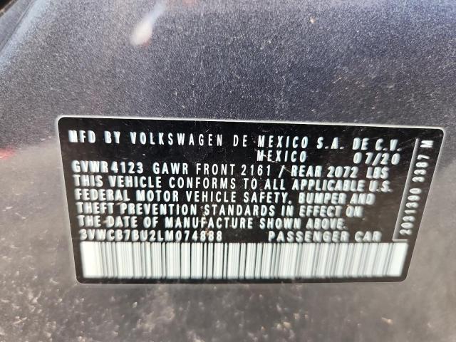 2020 VOLKSWAGEN JETTA S 3VWCB7BU2LM074888