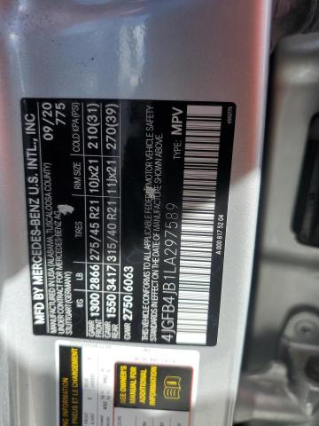 2020 MERCEDES-BENZ GLE 350 - 4JGFB4JB1LA297589