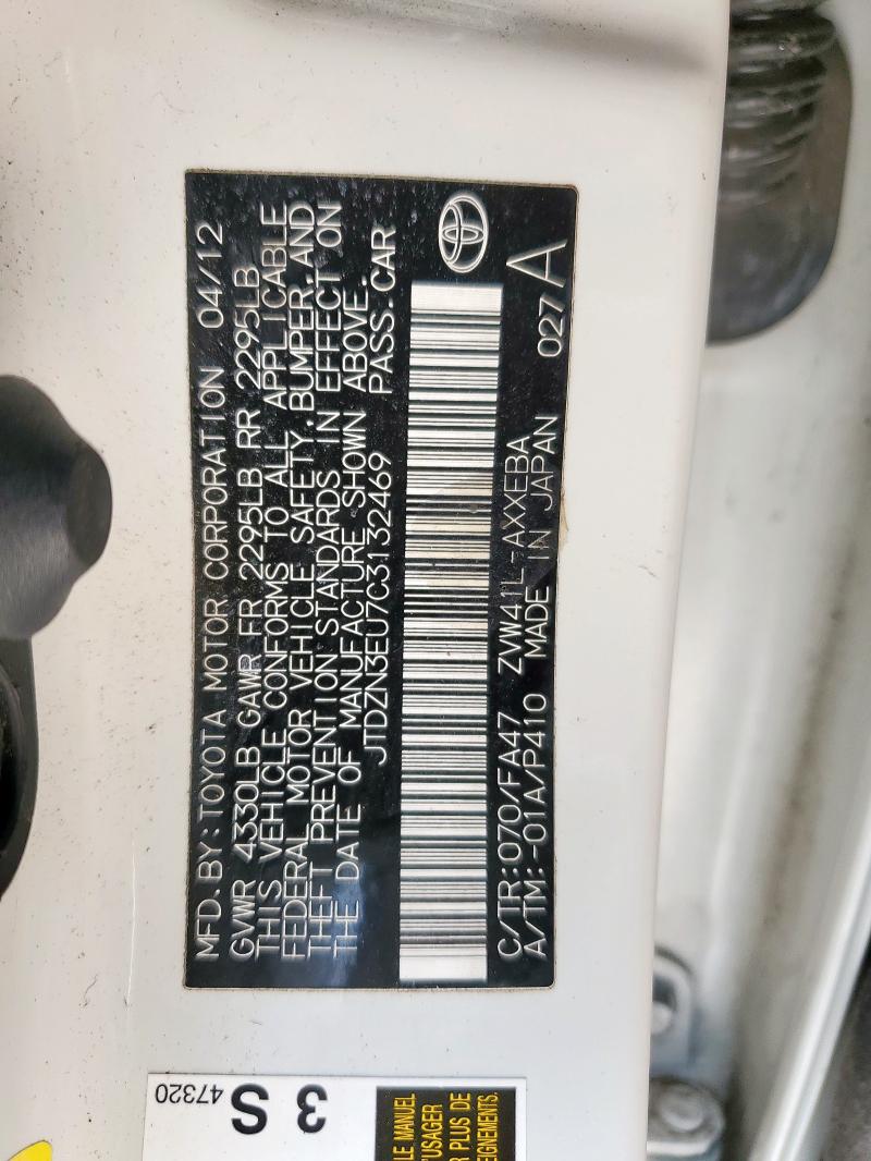 2012 TOYOTA PRIUS V - JTDZN3EU7C3132469