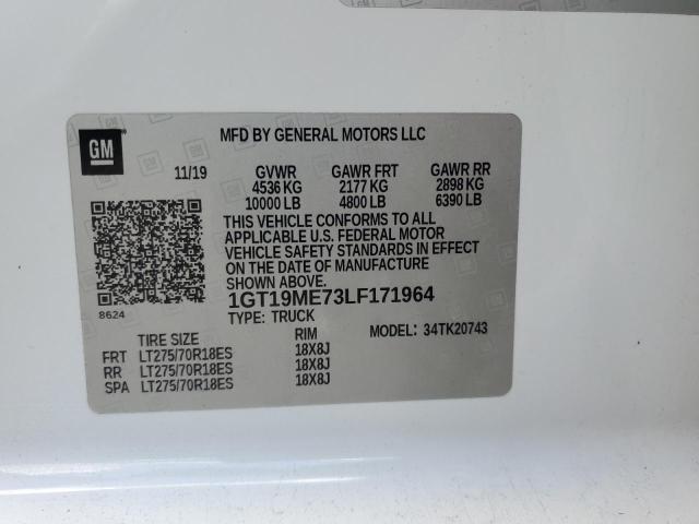 2020 GMC SIERRA K25 1GT19ME73LF171964