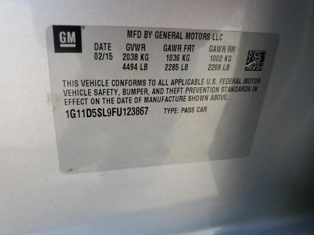 2015 CHEVROLET MALIBU 2LT 1G11D5SL9FU123867