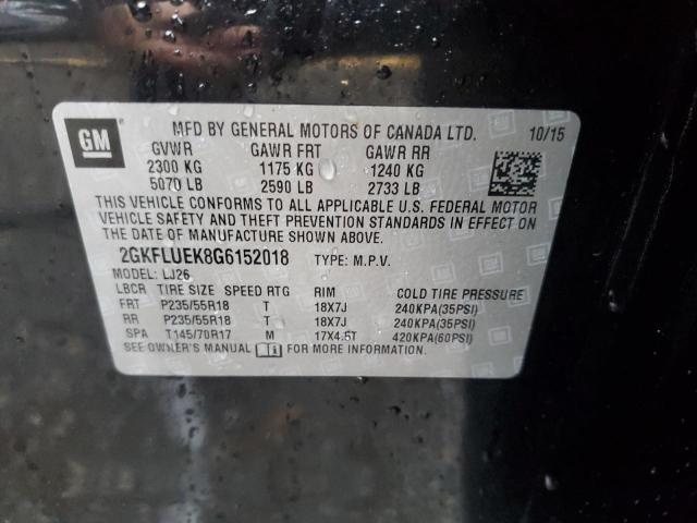 2016 GMC TERRAIN SL - 2GKFLUEK8G6152018