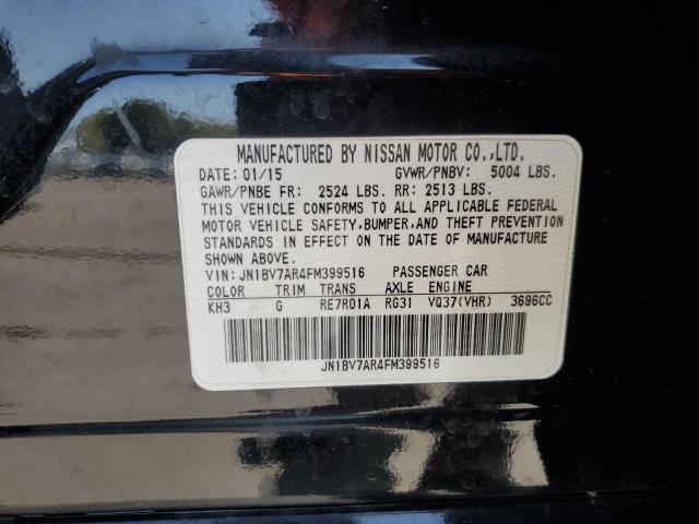 2015 INFINITI Q50 JN1BV7AR4FM399516