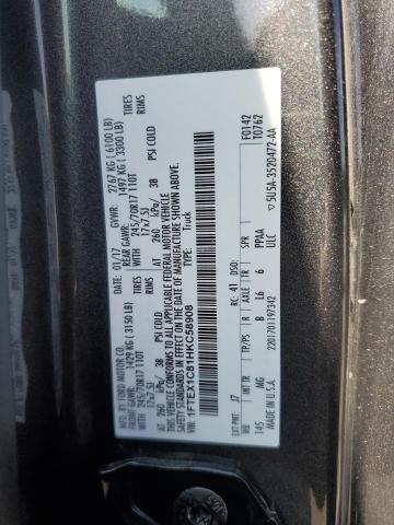2017 FORD F150 SUPER 1FTEX1C81HKC58908