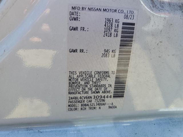 2024 NISSAN ALTIMA SR - 1N4BL4CV6RN309444
