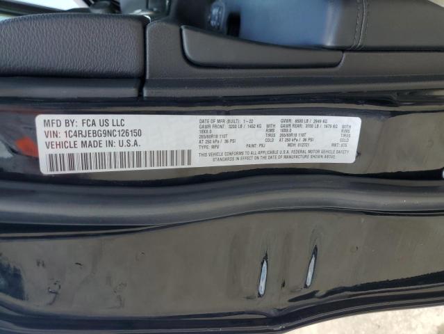 2022 JEEP GRAND CHEROKEE LIMITED 1C4RJEBG9NC126150