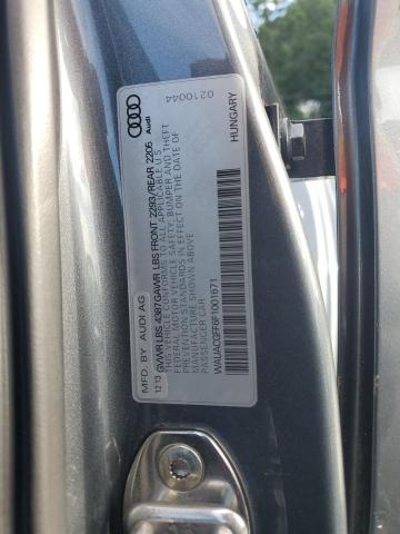 2015 AUDI A3 PREMIUM WAUACGFF6F1001671