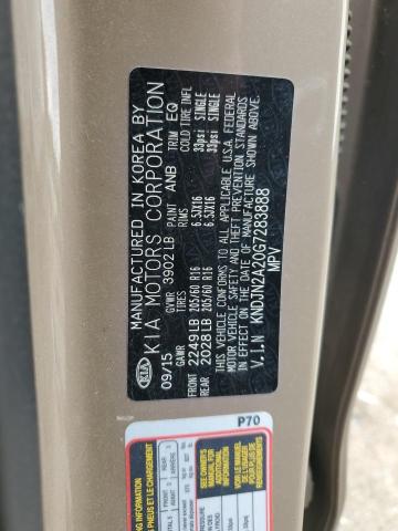 2016 KIA SOUL KNDJN2A20G7283888