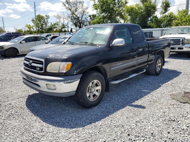 TOYOTA TUNDRA ACC 2000 black  gas 5TBRT3418YS002860 photo #1