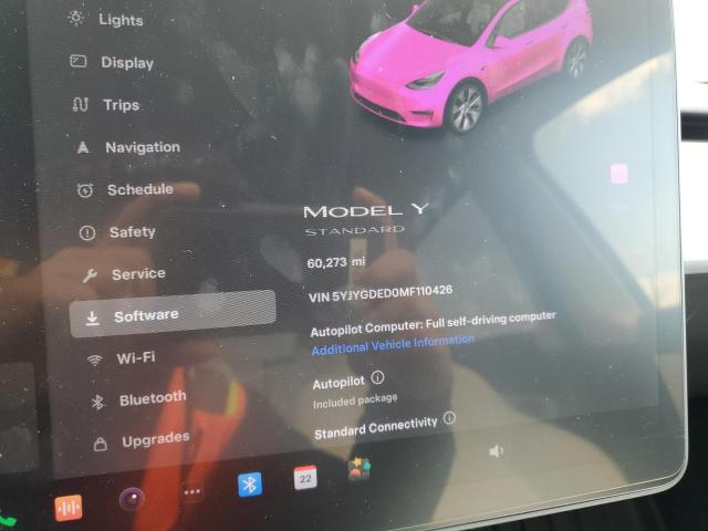 2021 TESLA MODEL Y - 5YJYGDED0MF110426