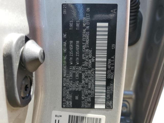 2021 TOYOTA HIGHLANDER L 5TDCZRAH5MS535470