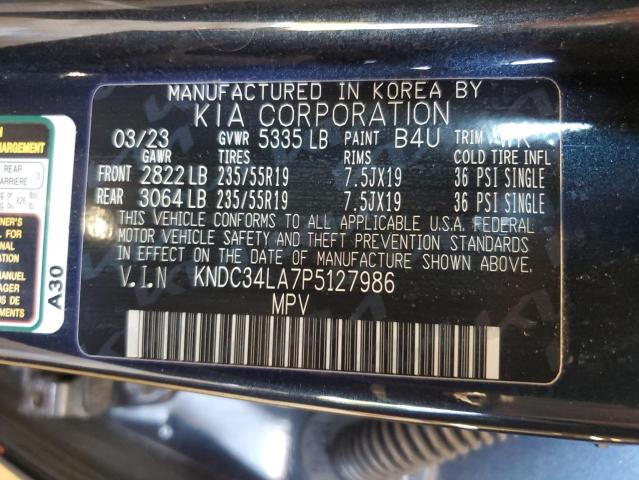 2023 KIA EV6 LIGHT KNDC34LA7P5127986