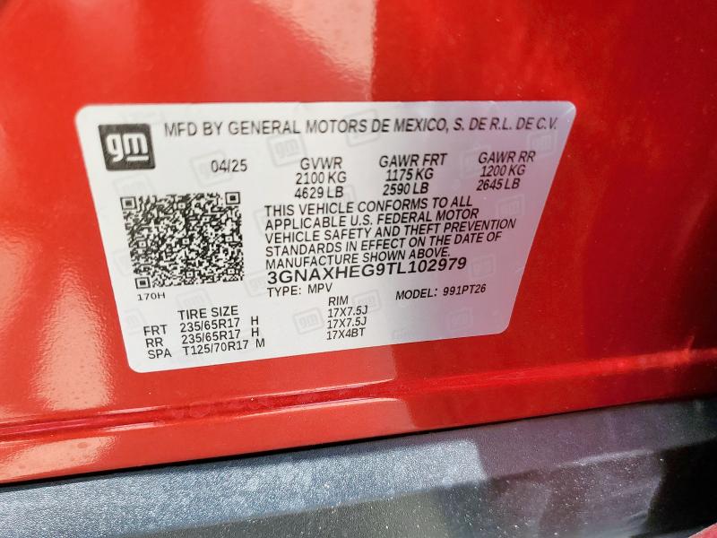 2026 CHEVROLET EQUINOX LT - 3GNAXHEG9TL102979