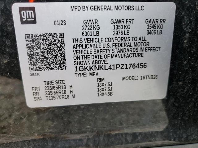 2023 GMC ACADIA SLE 1GKKNKL41PZ176456