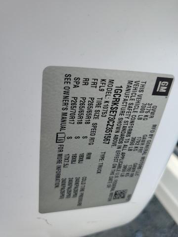 2012 CHEVROLET SILVERADO - 1GCRKSE73CZ351567