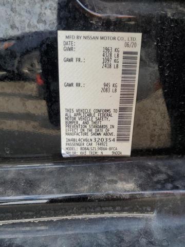 2020 NISSAN ALTIMA SR - 1N4BL4CV6LN320354