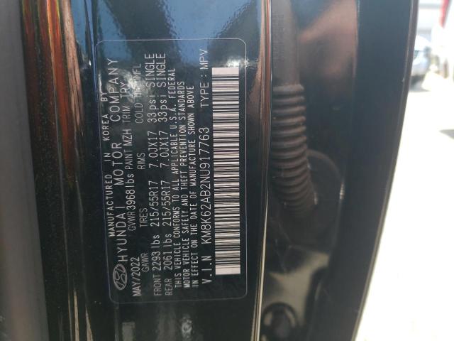 2022 HYUNDAI KONA SEL - KM8K62AB2NU917763