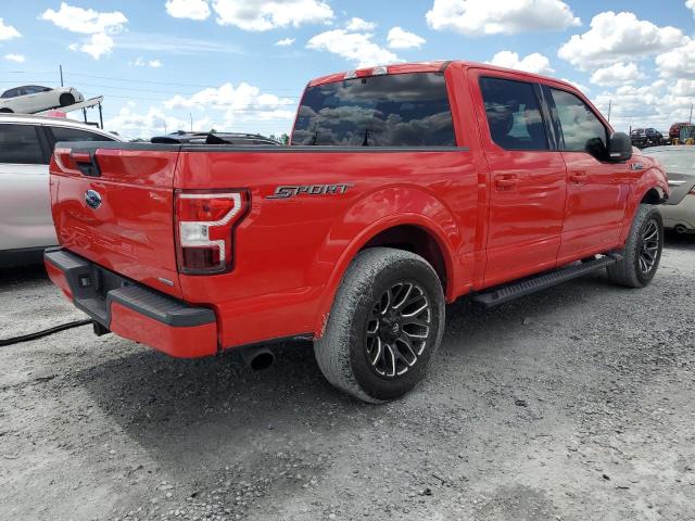 FORD F150 SUPER 2018 red  gas 1FTEW1CP6JFD41551 photo #4