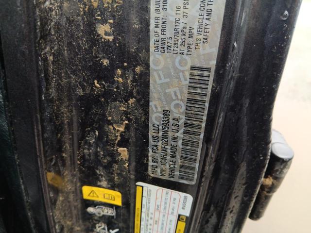 2021 JEEP WRANGLER U 1C4HJXFG2MW593389