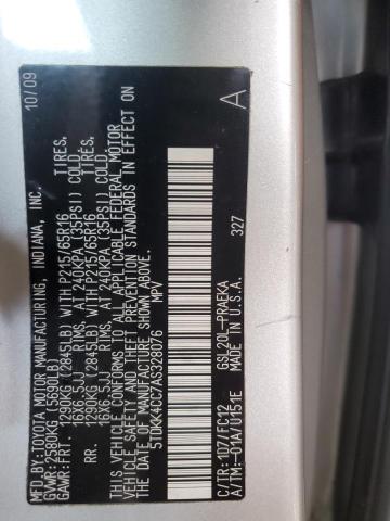 2010 TOYOTA SIENNA CE - 5TDKK4CC7AS328076