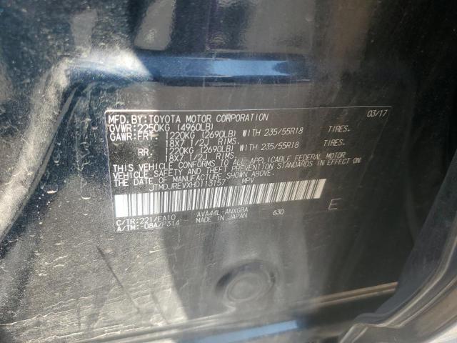 2017 TOYOTA RAV4 HV LI - JTMDJREVXHD113157