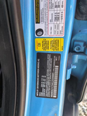 2016 MINI COOPER WMWXU1C50G2D09885