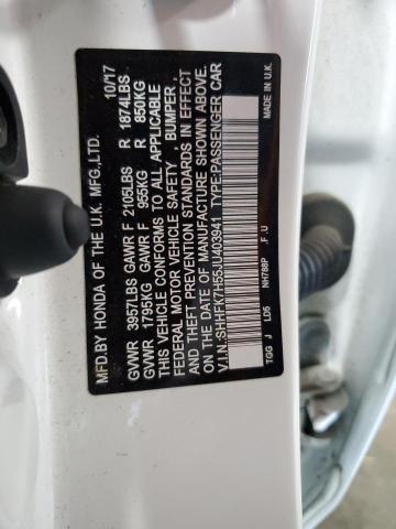 2018 HONDA CIVIC EX SHHFK7H55JU403941