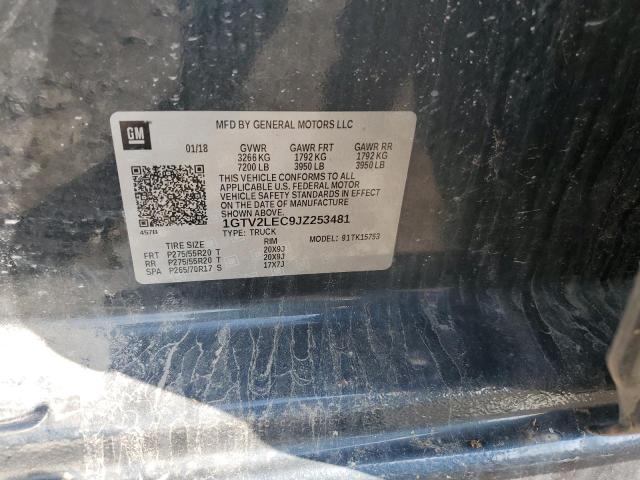 2018 GMC SIERRA K15 1GTV2LEC9JZ253481