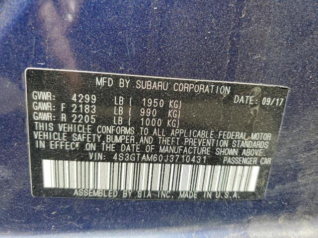 2018 SUBARU IMPREZA SP - 4S3GTAM60J3710431