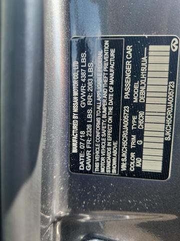 2018 INFINITI QX30 PURE SJKCH5CR0JA005723