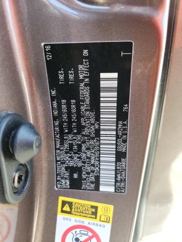 2017 TOYOTA HIGHLANDER - 5TDKZRFH1HS191873