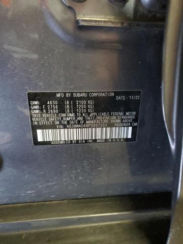2023 SUBARU LEGACY PRE - 4S3BWAD66P3007202