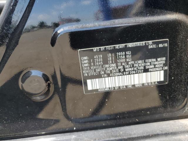 2015 SUBARU LEGACY 2.5I LIMITED 4S3BNAL69F3067252