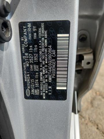 2016 HYUNDAI ACCENT SE KMHCT4AE6GU960864