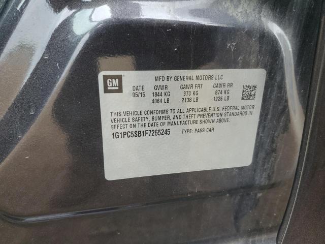 2015 CHEVROLET CRUZE LT - 1G1PC5SB1F7265245