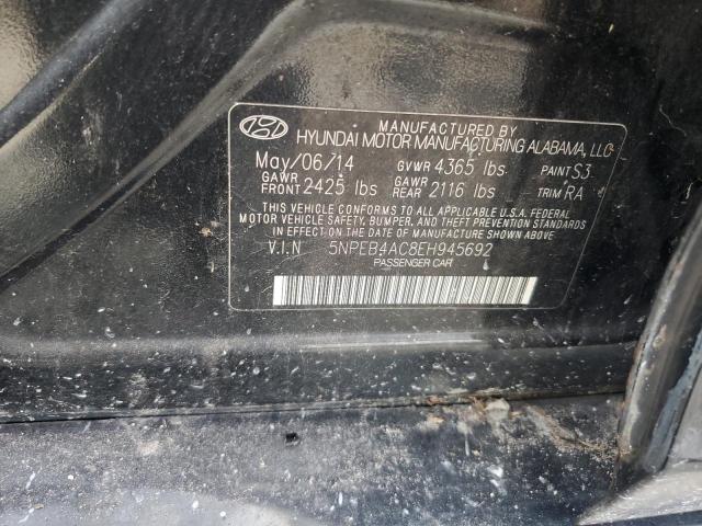 2014 HYUNDAI SONATA GLS - 5NPEB4AC8EH945692