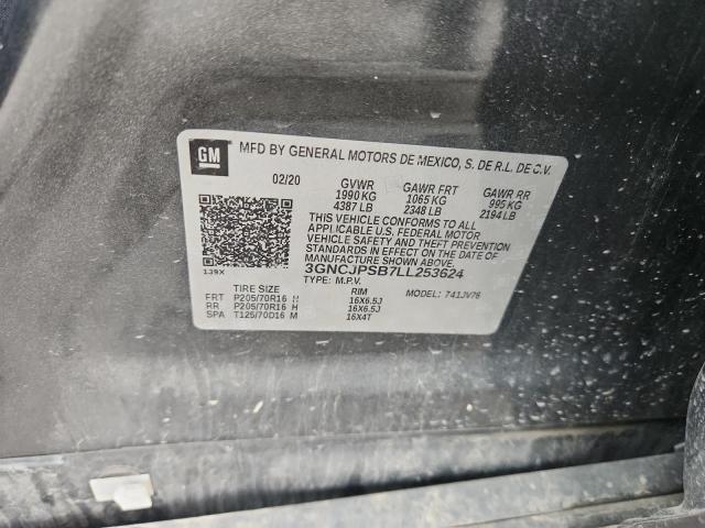2020 CHEVROLET TRAX 1LT - 3GNCJPSB7LL253624