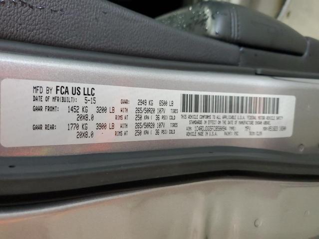 2015 DODGE DURANGO LIMITED 1C4RDJDG5FC858094