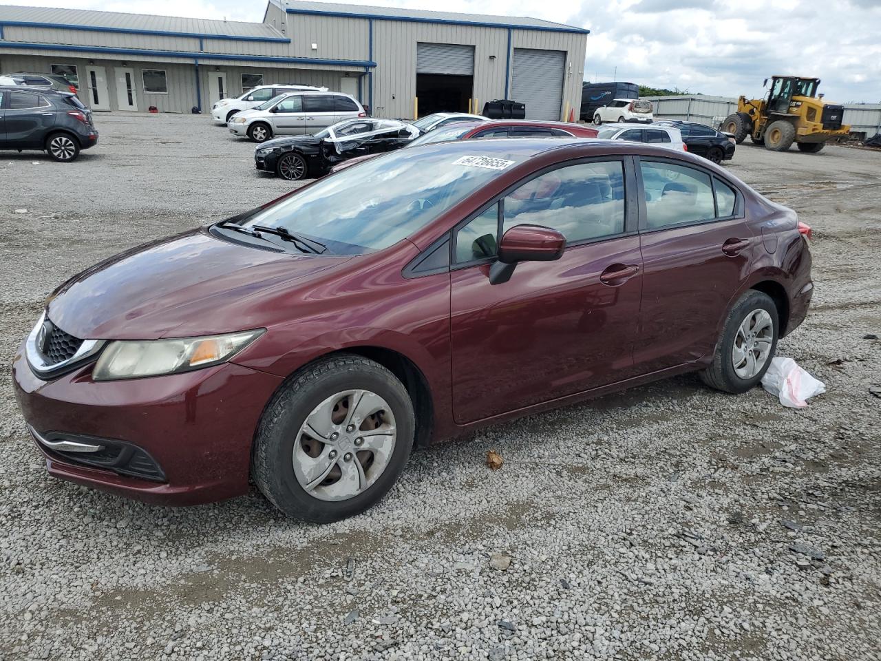 Lot #3212499844 2015 HONDA CIVIC LX
