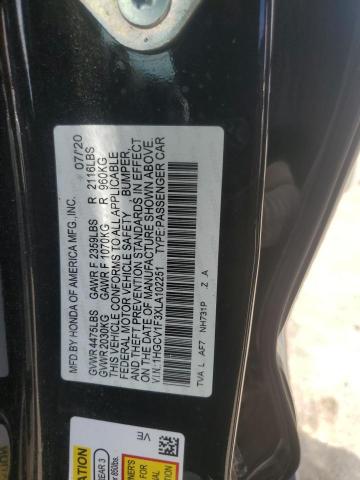 2020 HONDA ACCORD SPO 1HGCV1F3XLA102251