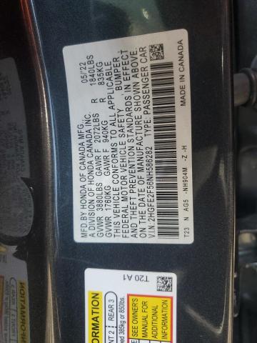 2022 HONDA CIVIC SPOR 2HGFE2F56NH586282