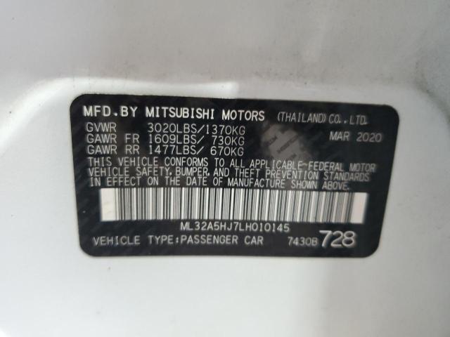 2020 MITSUBISHI MIRAGE LE ML32A5HJ7LH010145