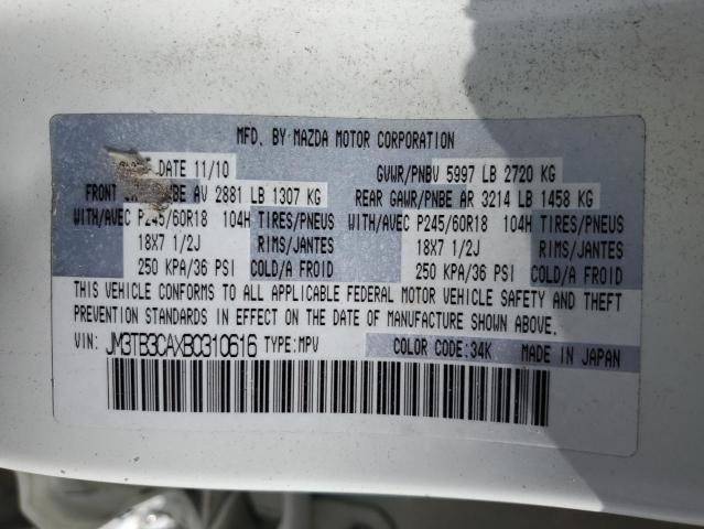 2011 MAZDA CX-9 - JM3TB3CAXB0310616