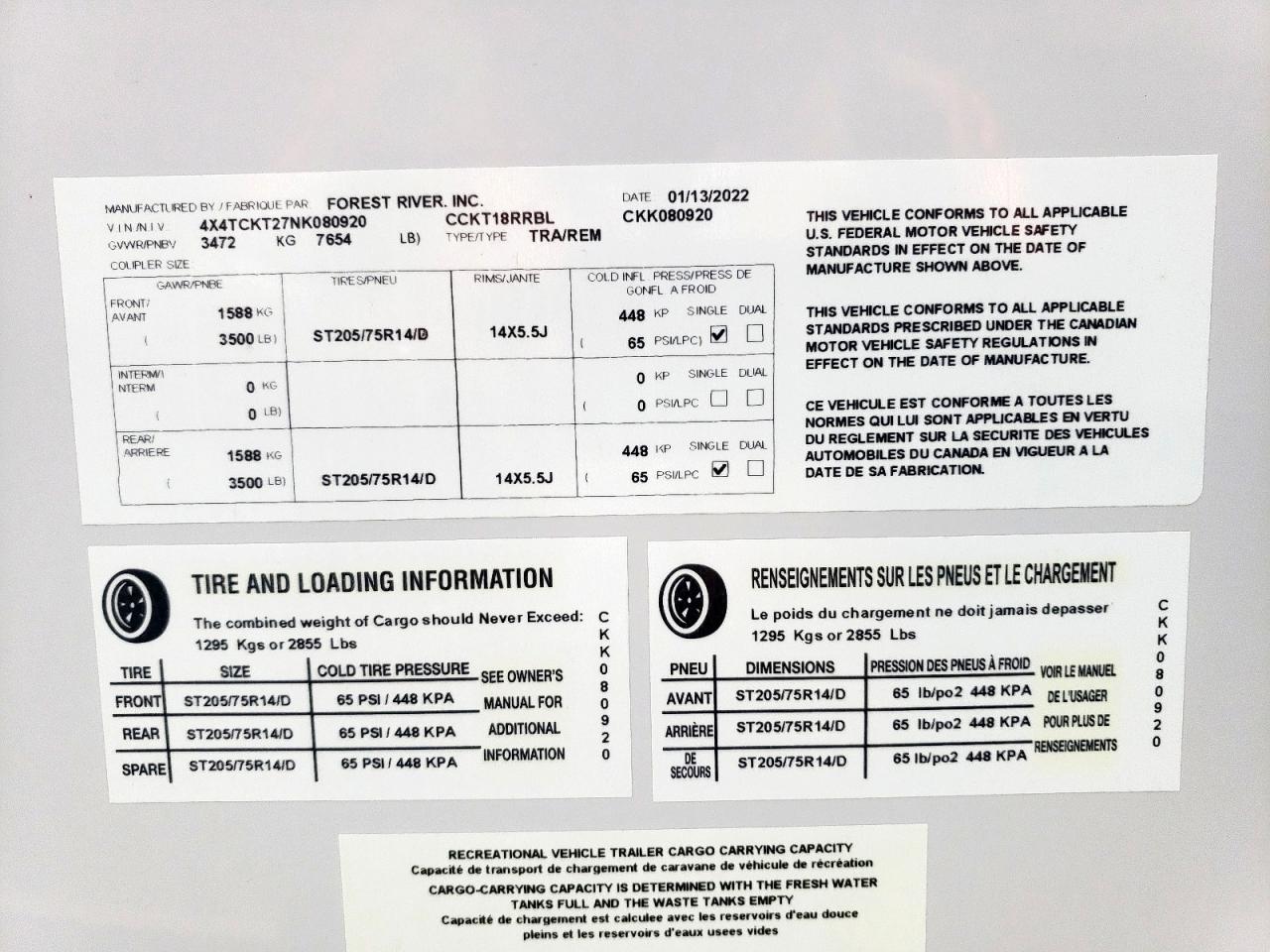 Lot #3269975995 2022 WILDWOOD GREY WOLF