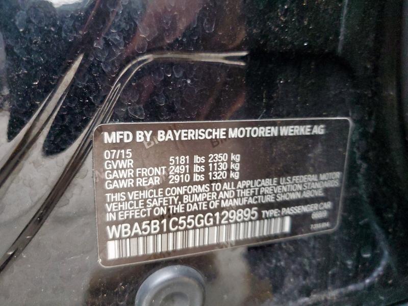2016 BMW 535 I WBA5B1C55GG129895
