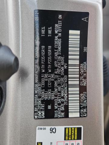 2022 LEXUS RX 450H 2T2HGMDA6NC074069